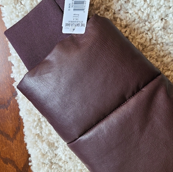 NOIZE Puffer Down Winter Leather Jacket - Picture 2 of 6